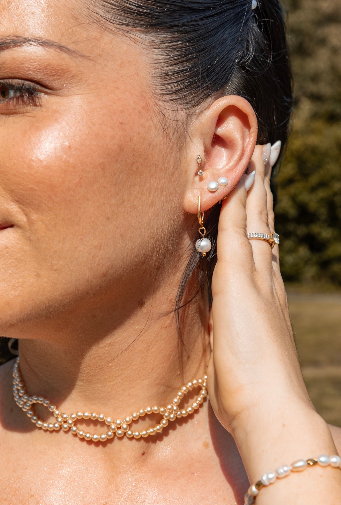 Les boucles d'oreilles