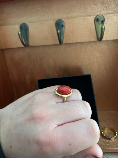 Bague rouge