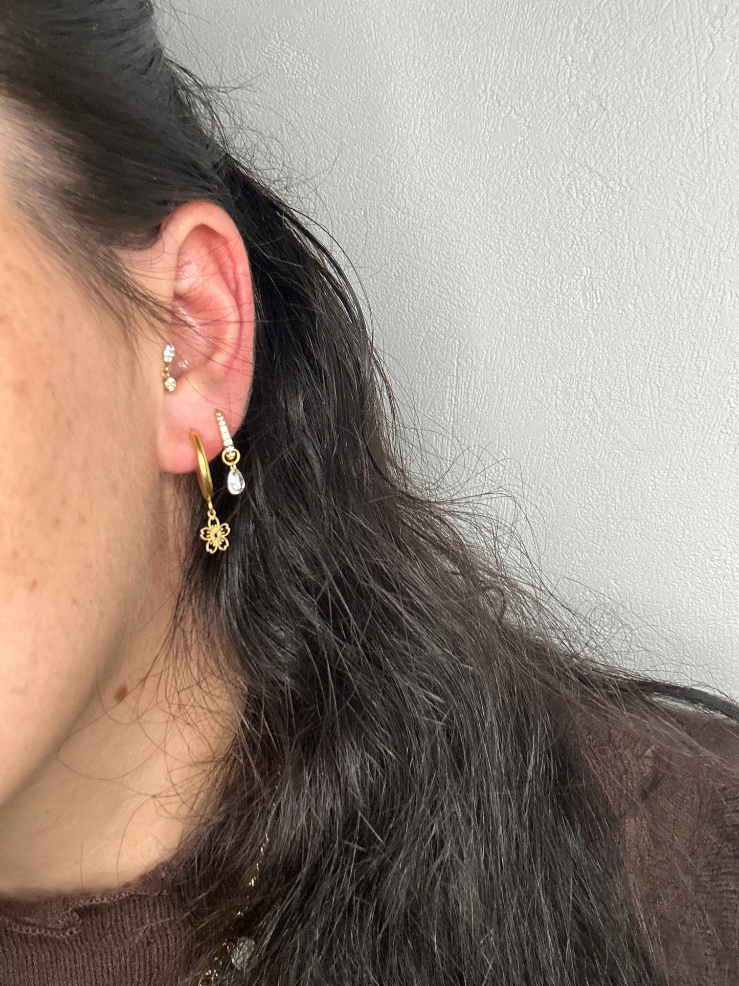 Boucles d’oreilles « Fleur »